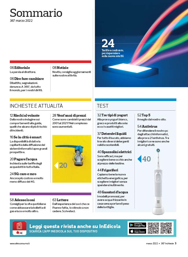 Altroconsumo marzo 2022